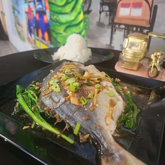 Fried Pompano.