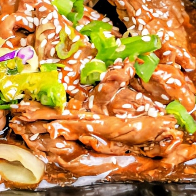Chicken or Beef Teriyaki Main.